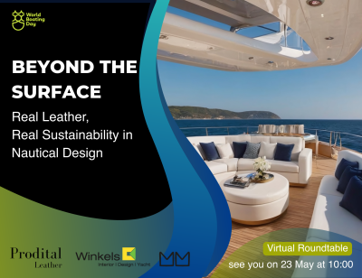 Event: Virtual Roundtable"Beyond the Surface": Real Leather, Real Sustainability in Nautical Design